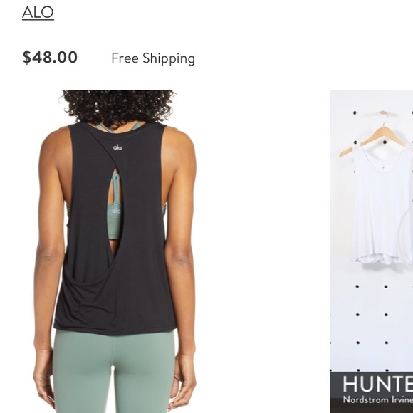 Alo cut out tank top - Picture 2 of 5